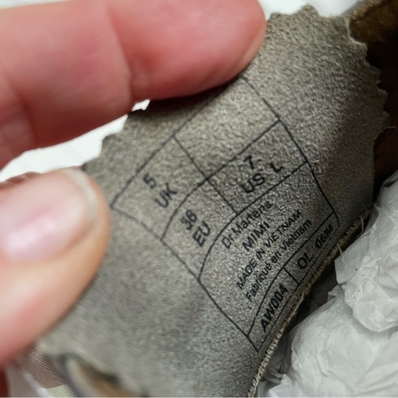 Dr. Martens MIMI Wedge Heels in Steel Gray Leather - Picture 8 of 11